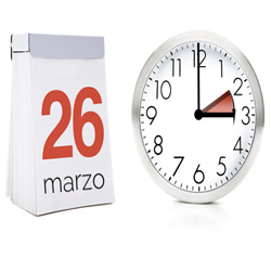 Cambio de hora el próximo día 26 de marzo