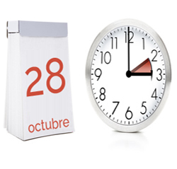 Cambio de hora próximo día 28 de octubre