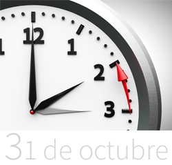 Cambio de Hora 31 de octubre